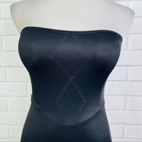 Maidenform Flexees Black Feel Good Fashion High Waist Thigh Slimmer - M - Picture 2 of 14